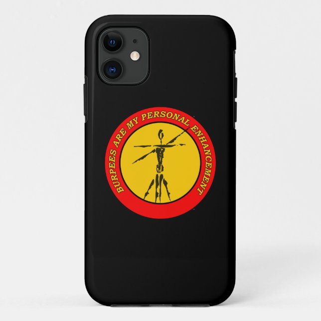 Burpees Are My PED Case-Mate iPhone Case (Back)