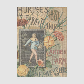 Burpee's Farm Annual 1887 Vintage Seed Catalogue Tissue Paper