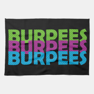 Burpees Tea Towel