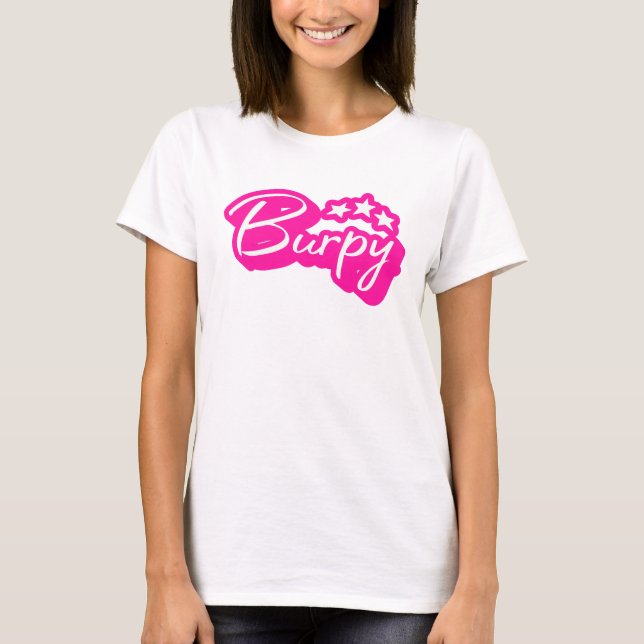 Burpy Glam Retro Vintage T-Shirt (Front)
