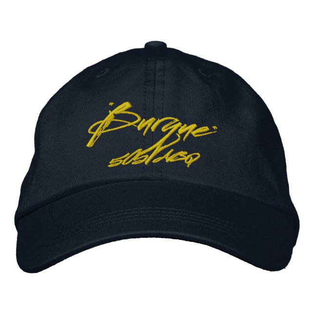 Burque 505 ABQ Embroidered Hat (Front)