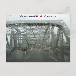 Burrard Bridge Vancouver Canada Postcard