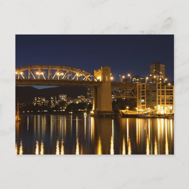 Burrard Bridge, Vancouver Postcard (Front)