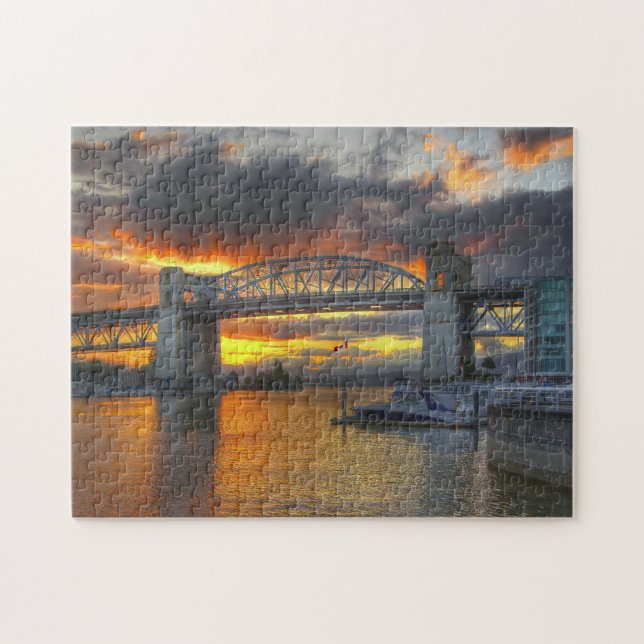 Burrard Street Bridge Vancouver. Jigsaw Puzzle (Horizontal)