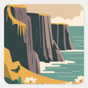 Burren Ireland Square Sticker