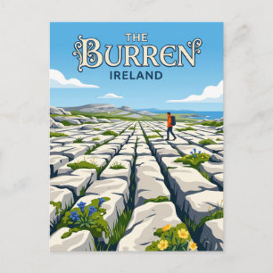 Burren National Park Ireland Postcard