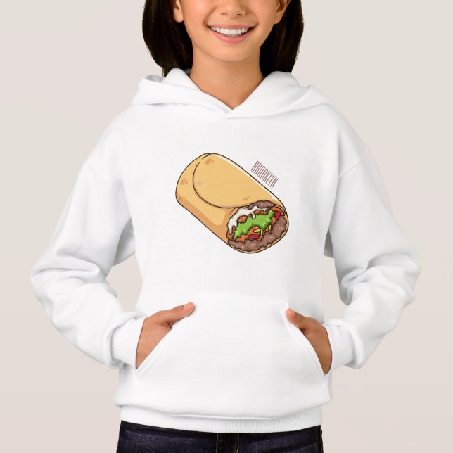 Burrito cartoon illustration (Front)