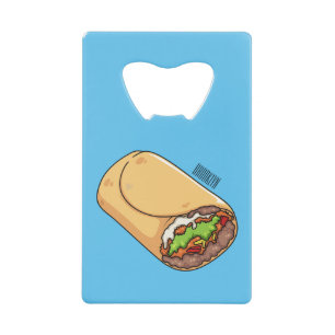 Burrito cartoon illustration