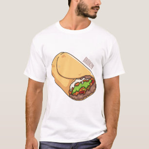Burrito cartoon illustration T-Shirt