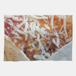 Burrito Cheese Funny Food Background Tea Towel
