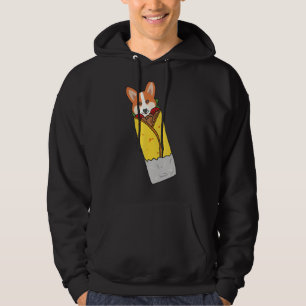 Burrito Corgi Dog Cute Taco Cinco De Mayo Dog Mum Hoodie