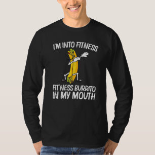 Burrito For Men Women Burritos Taco Salsa Mexican T-Shirt