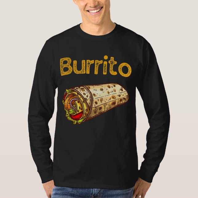 Burrito Taco Taquito Mexican Food Family Matching  T-Shirt (Front)