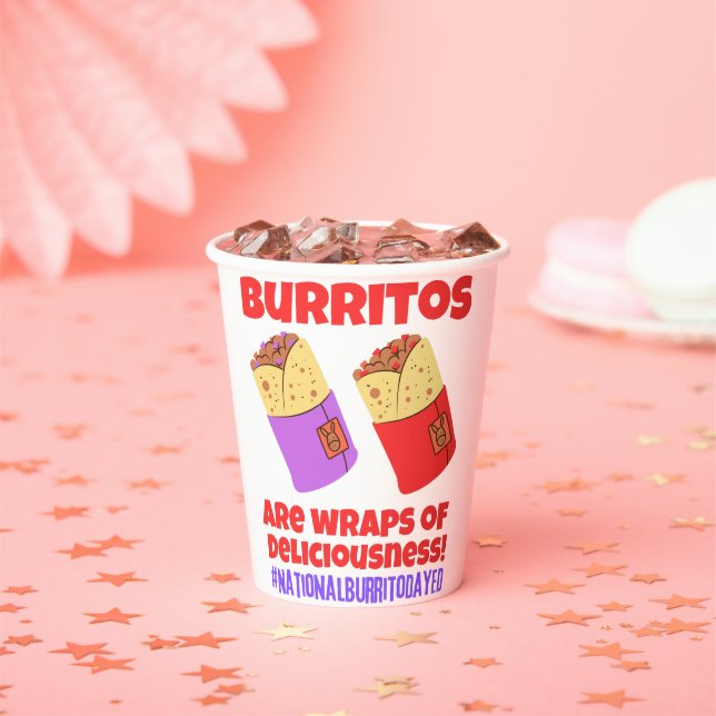 Burritos are wraps of deliciousness paper cups (Insitu)