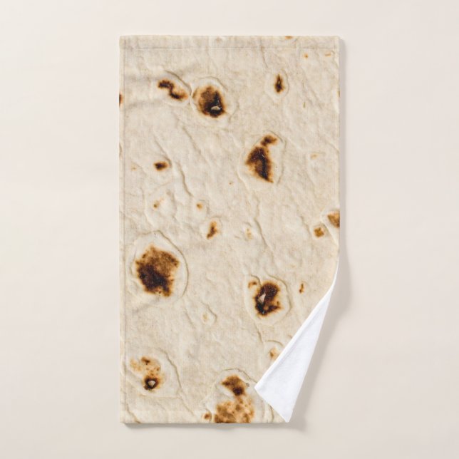 Burritos, Giant Tortilla Hand Towel (Hand Towel)