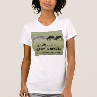 Burro~SAVE a LIFE, ADOPT a RESCUE T-Shirt