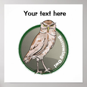 Burrowing Owl Poster