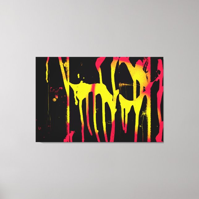 burrs and spurs and bacchanal canvas print (Front)