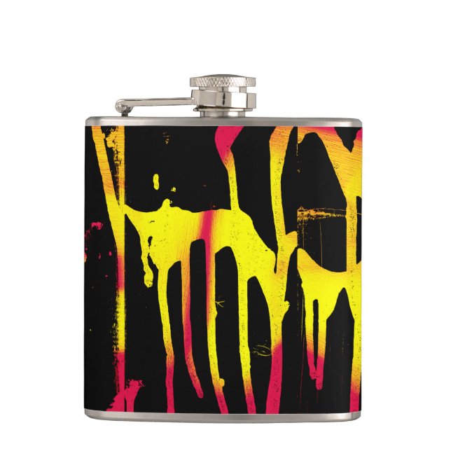 burrs and spurs and bacchanal flask (Front)