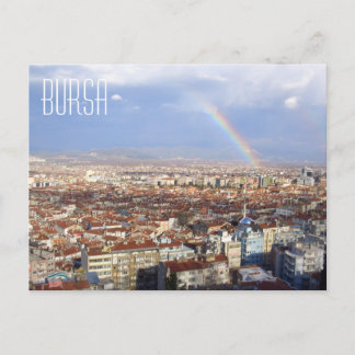 Bursa Turkey Rainbow Postcard