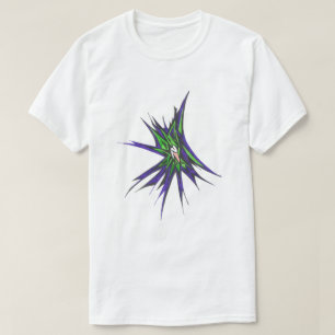 Burst Colourful Abstract Tribal Tattoo Art T-Shirt
