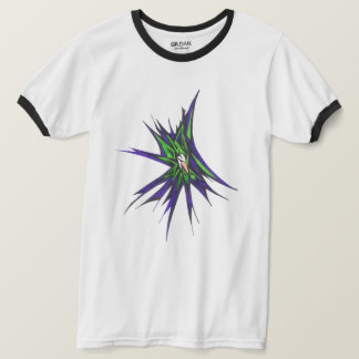 Burst Colourful Abstract Tribal Tattoo Art T-Shirt