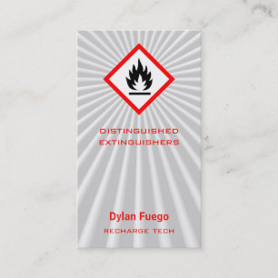 Burst Into Flames (flammable) Business Card