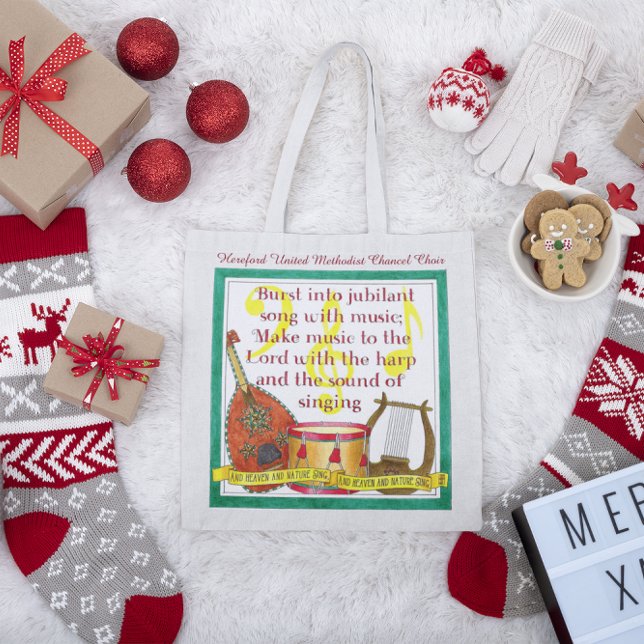 Burst Into Song Tote Bag (Creator Uploaded)