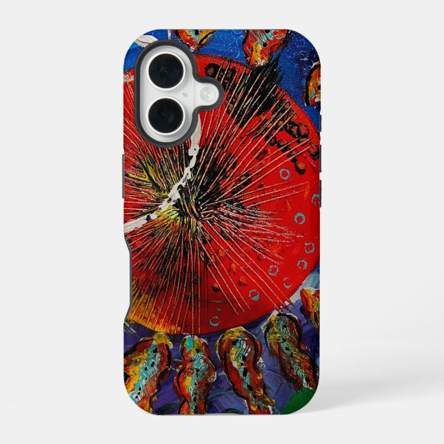 Burst iPhone case (Back)