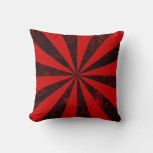 Burst (Letterpress Style Background) Cushion