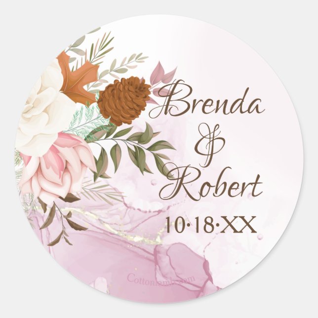 Burst of Autumn Sticker (Front)