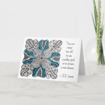 Burst of Blue Hand-Drawn Doodle Birthday