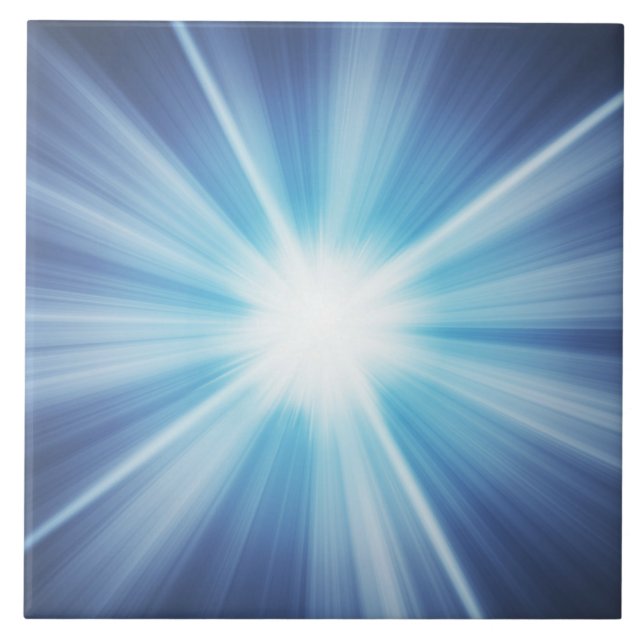 Burst of Blue Tile (Front)