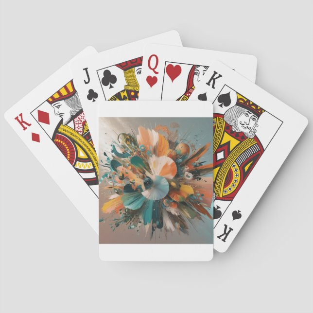 Burst of Creativity Playing Cards (Back)