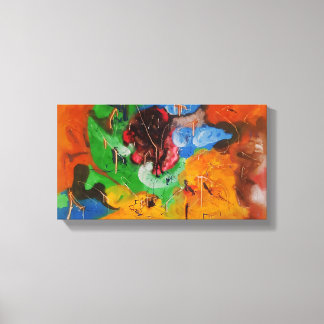 Burst of Emotion Canvas Print