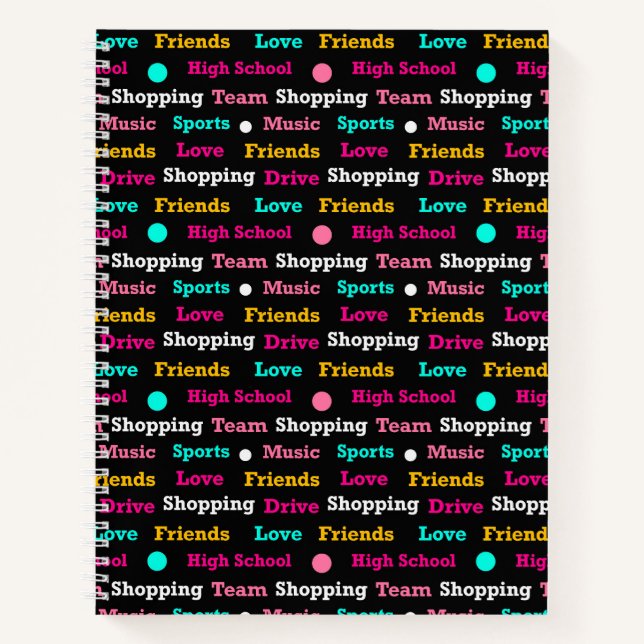 Burst of Personality in Every Sip Notebook (Front)