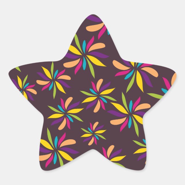 burst star sticker (Front)