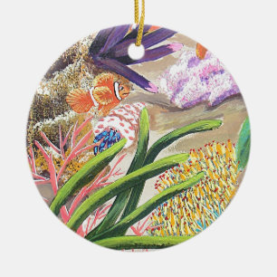 Bursting Ceramic Tree Decoration