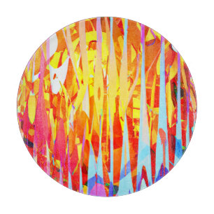 Bursting Colourful Hues Mix Cutting Board