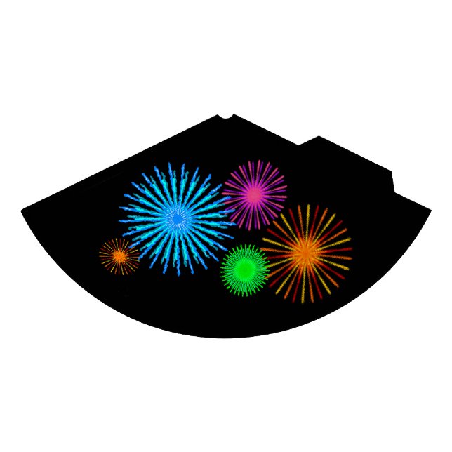Bursting Fireworks Pattern Party Hat (Front)
