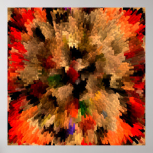 Bursting Flower..... Poster