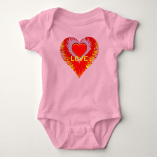 Bursting Heart Baby Bodysuit