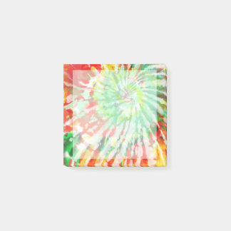Bursting Multi-Colored Tie Dye Post-it Notes