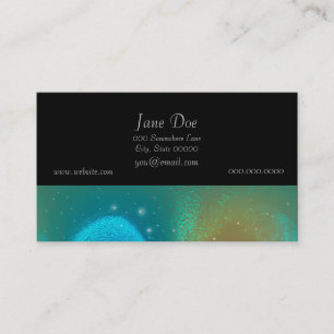 Bursting Nebula Fantasy Galaxy Abstract Art Business Card