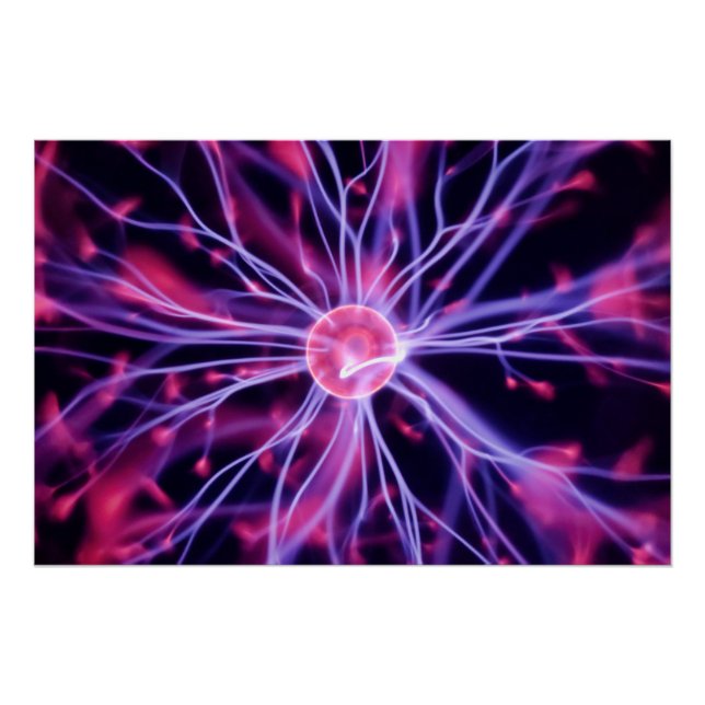 Bursting plasma ball poster (Front)