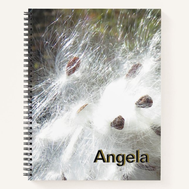 Bursting Seedpod Notebook (Front)