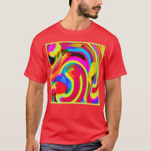 Bursting Vibrant Colour Hues Mix T-Shirt