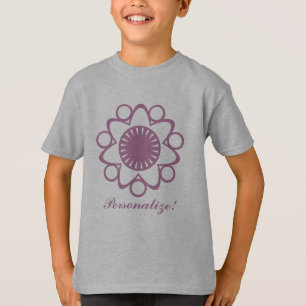 Bursting with Life Flower Girl's Tee, Lavender T-Shirt