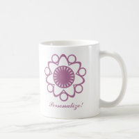 Bursting with Life Flower Mug, Lavender