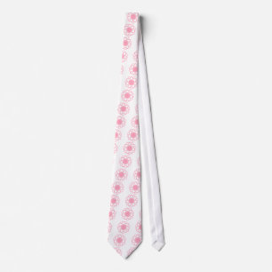 Bursting with Life Flower Tie, Pink Tie